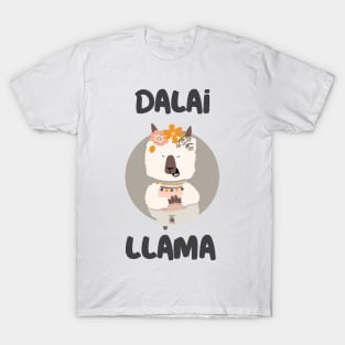 funny humor llama graphic slogan illustration T-Shirt